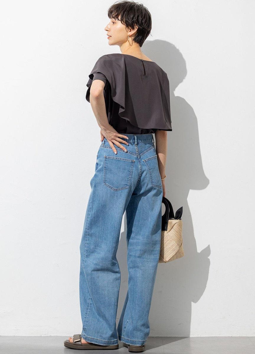 Summer Denim百搭直筒褲