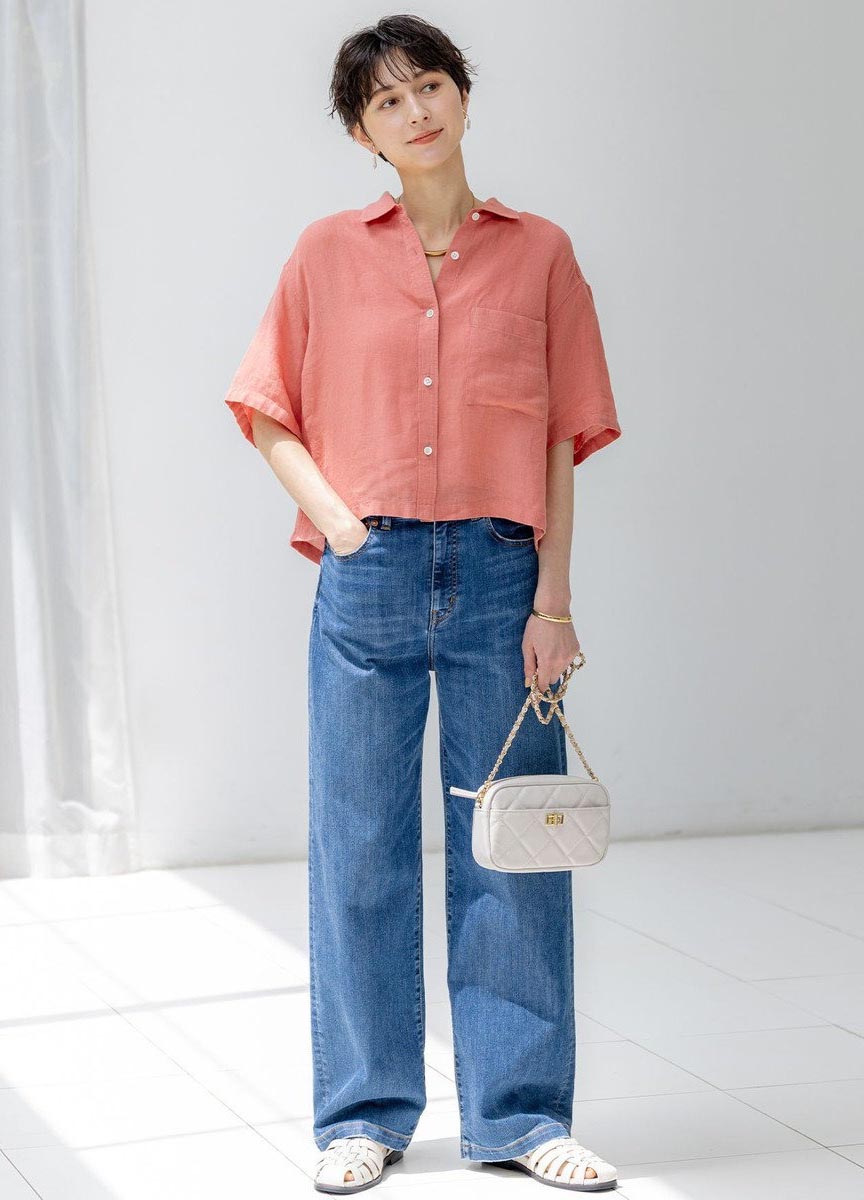 Summer Denim百搭直筒褲