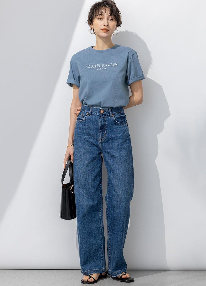 Summer Denim百搭直筒褲