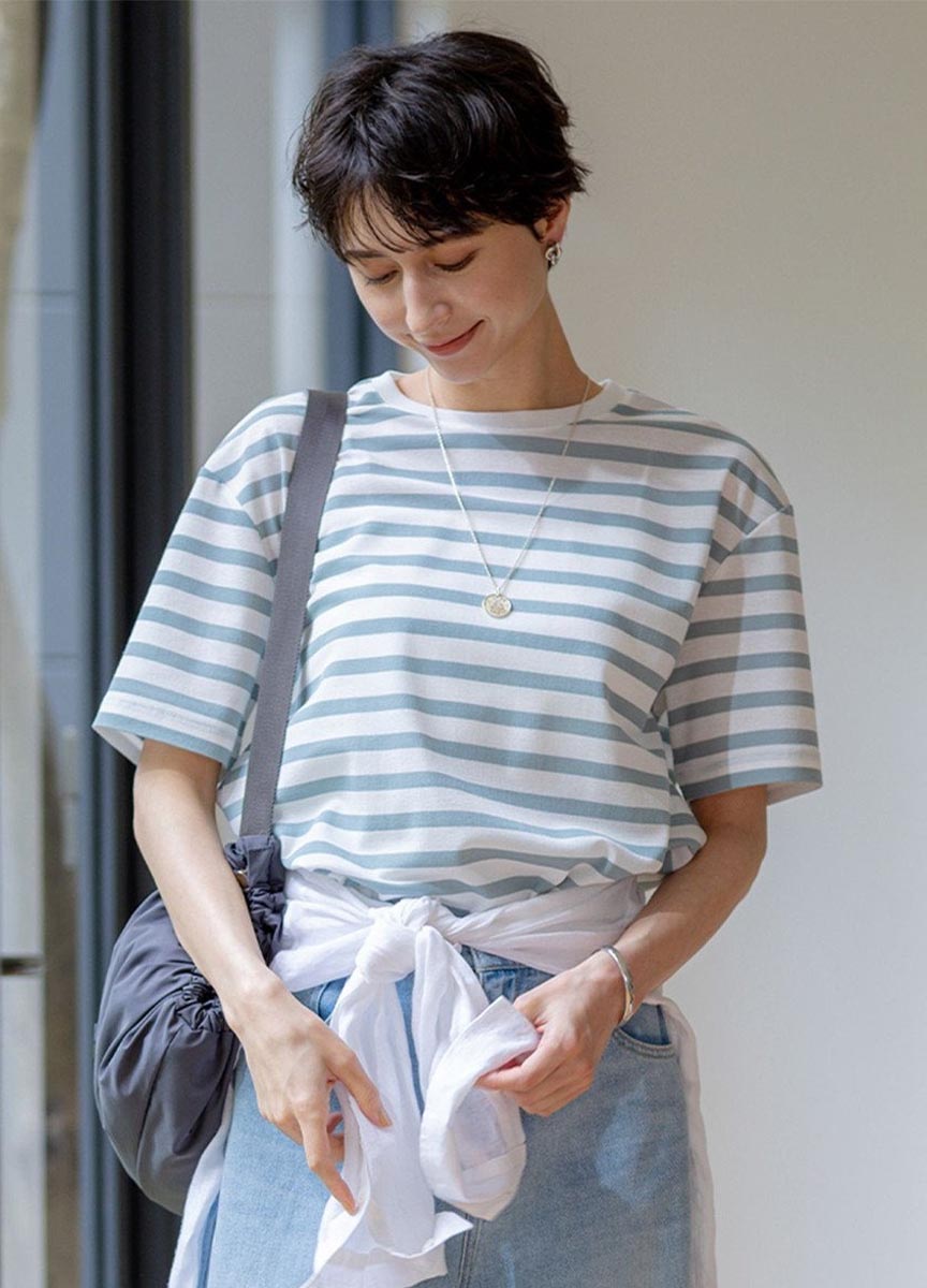 【預購商品】透紗感條紋上衣 (6/2-6/15)