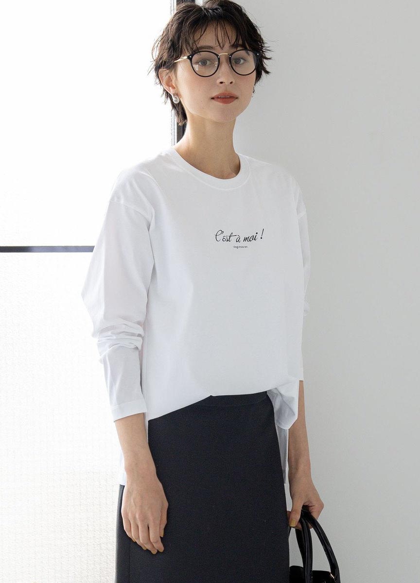 【預購商品】cest a moi Tee 草寫筆記體 (6/17-6/29)