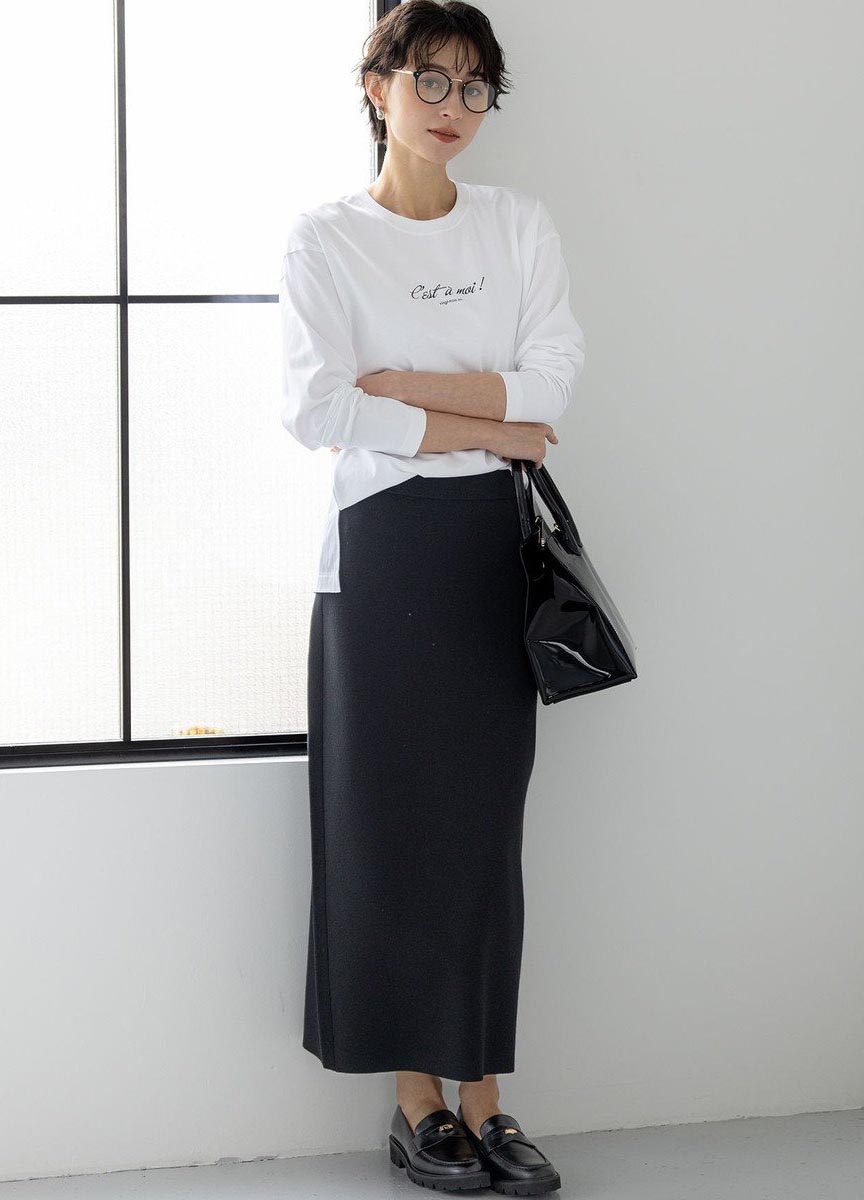 【預購商品】cest a moi Tee 草寫筆記體 (6/17-6/29)