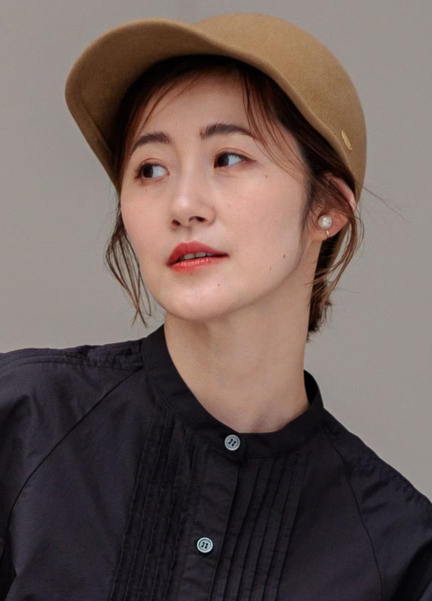 羊毛馬鞍帽 