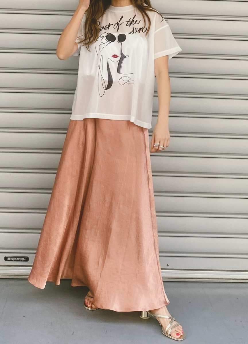 Grace Continental 藝術家聯名限量透感女孩T恤